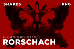 Download 36 Rorschach Ink Shapes 1 - Rorschach Collection