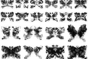 Download 40 Rorschach Ink Shapes 2 - Rorschach Collection