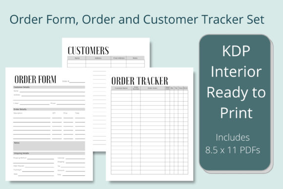 Download Order Form, Order and Customer Tracker - Customer tracker Collection