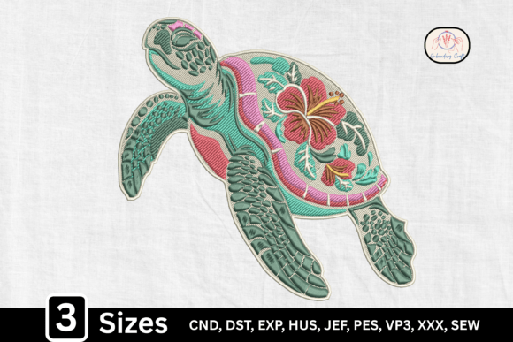 Download Tropical Ocean Floral Sea Turtle - Premium Resources