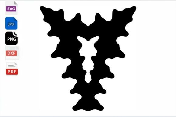Download Abstract Rorschach Inkblot SVG Cut File - Rorschach Collection
