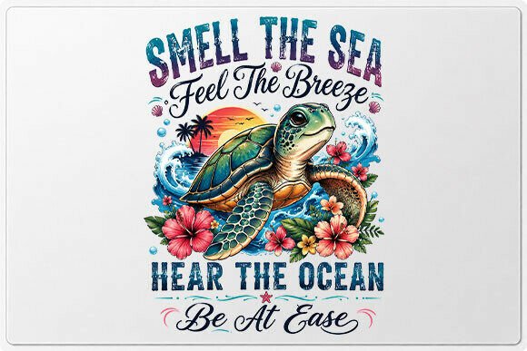 Download Sea Turtle Beach Quote PNG - Premium Resources