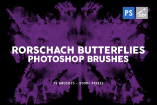 Download 75 Rorschach Butterflies Photoshop Stamp - Rorschach Collection
